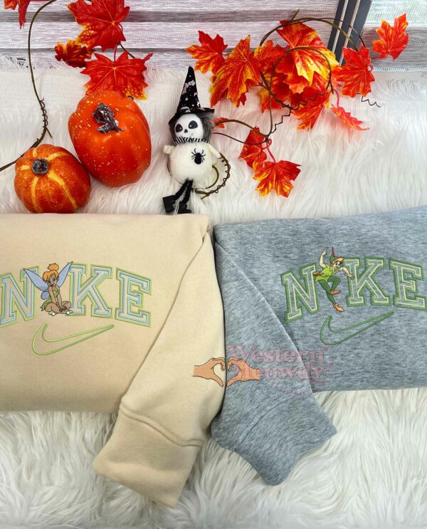 Tinker Bell And Peter Pan Couple Sweatshirt