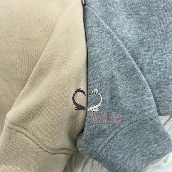 Toothless Dragon and Light Fury Ver6 Couple Sweatshirt