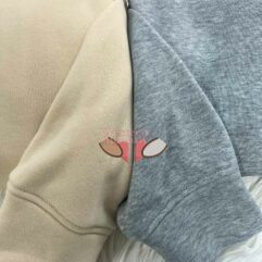 Dudu and Bubu Couple Embroidered Sweatshirt