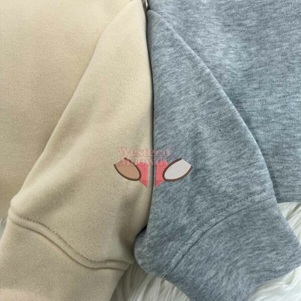 Dudu and Bubu Couple Embroidered Sweatshirt