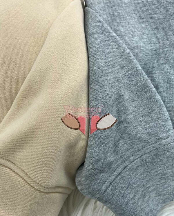Dudu and Bubu Couple Embroidered Sweatshirt