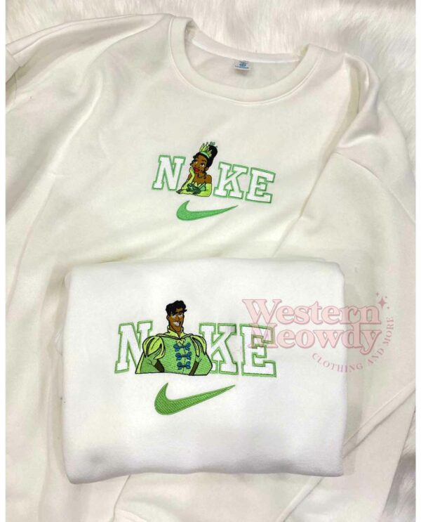 Tiana Princess And The Frog Prince Couple Sweatshirt