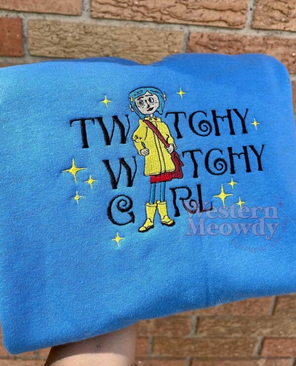 Coraline Embroidered Sweatshirt Coraline Embroidered Sweatshirt