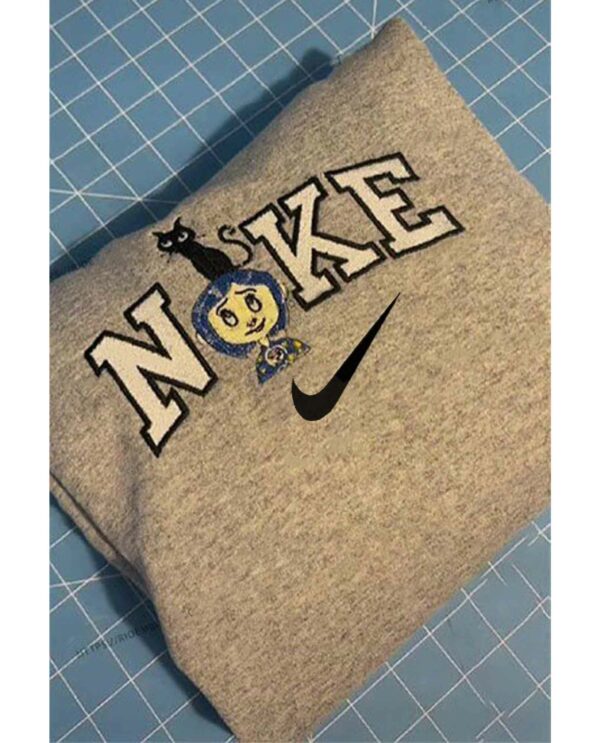 Coraline Cat Embroidered Sweatshirt