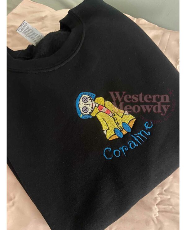 Coraline Ver5 Embroidered Sweatshirt