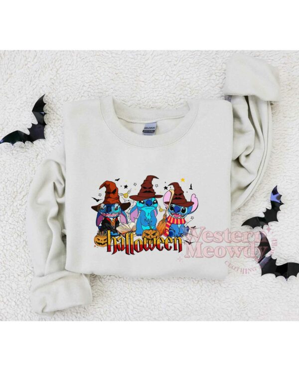 Harry Potter Ron Hermione Stitch Halloween Sweatshirt