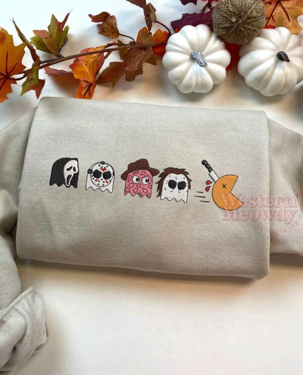 Halloween Killer Squad Embroidered Sweatshirt