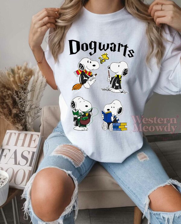Harry Potter Dogwarts Snoopy Dog Halloween Sweatshirt