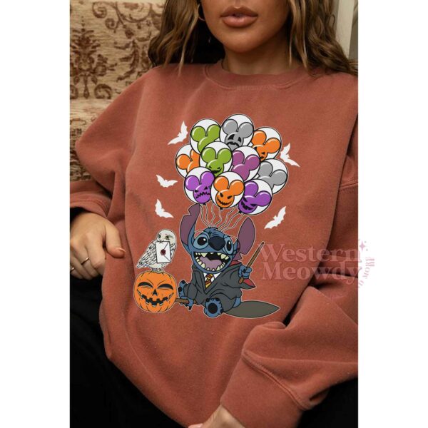 Harry Potter Stitch Bubble Halloween Sweatshirt