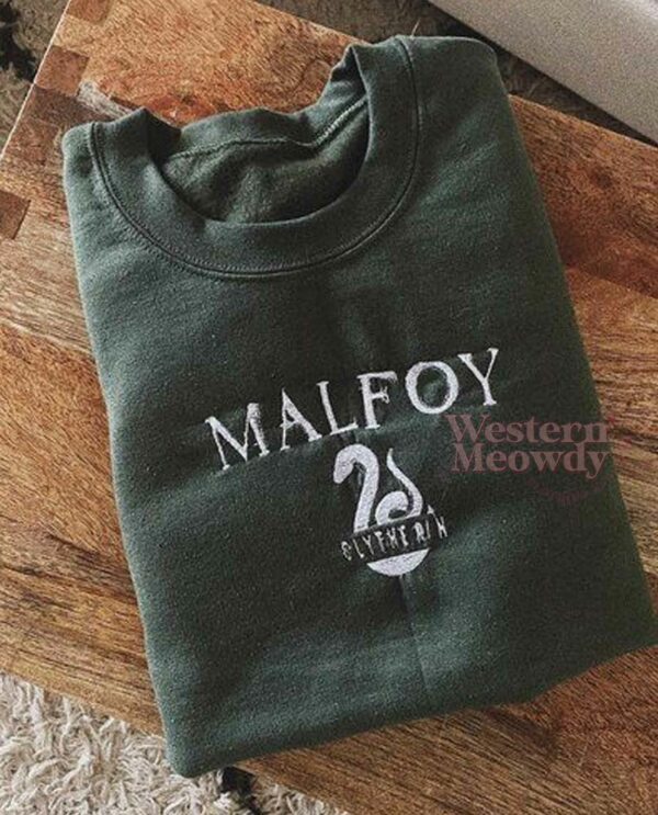 Draco Malfoy Slytherin – Harry Potter Embroidered Sweatshirt
