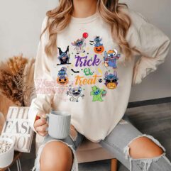 Stitch Trick Or Treat Halloween Shirt