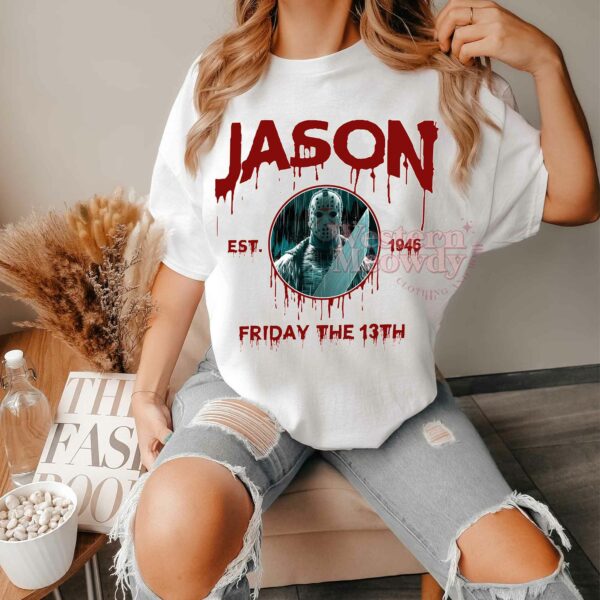 Jason Voorhees friday the 13th Est 1945 – Halloween Killer Shirt