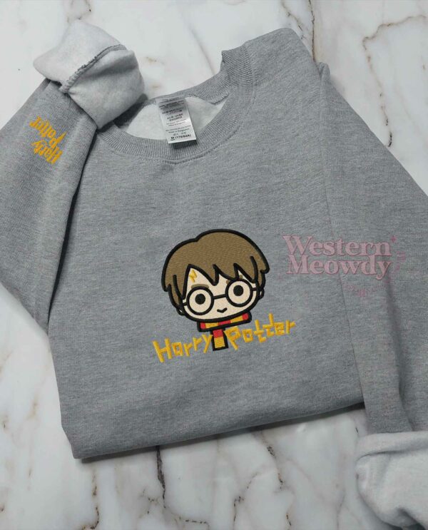 Cute Harry Potter Embroidered Sweatshirt
