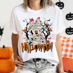 Walt Disney Minnie Ghost Halloween Shirt