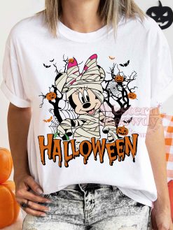 Walt Disney Minnie Ghost Halloween Shirt