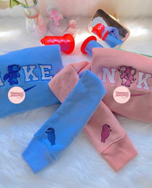 Stitch And Angel Couple Sweatshirt ver3