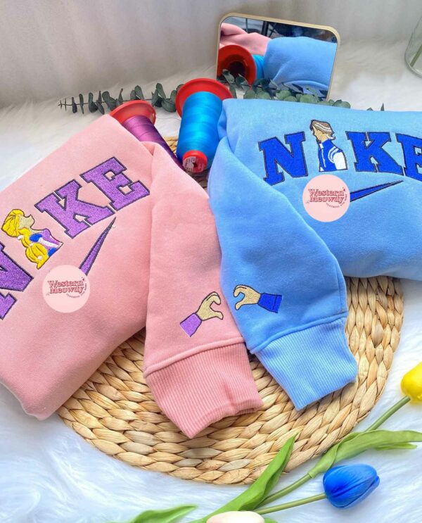 Rapunzel & Flynn ver4 Couple Embroidered Sweatshirt