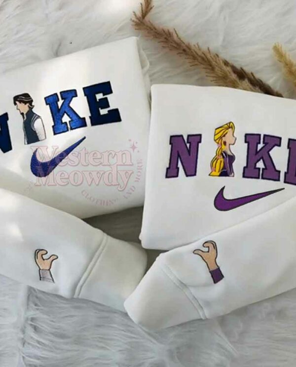 Rapunzel & Flynn Embroidered Sweatshirt