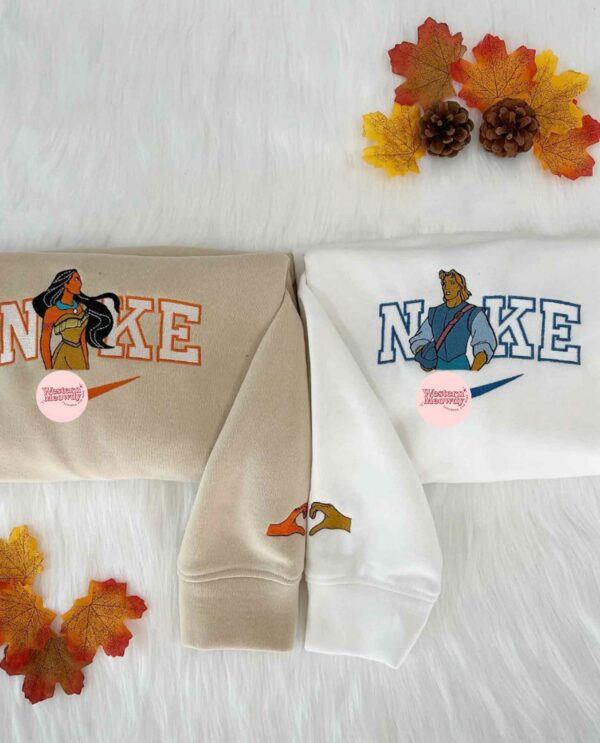 Pocahontas Jumbo and Captain John Smith Couple Sweatshirt