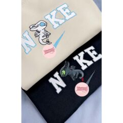 Toothless Dragon and Light Fury Ver7 Couple Sweatshirt