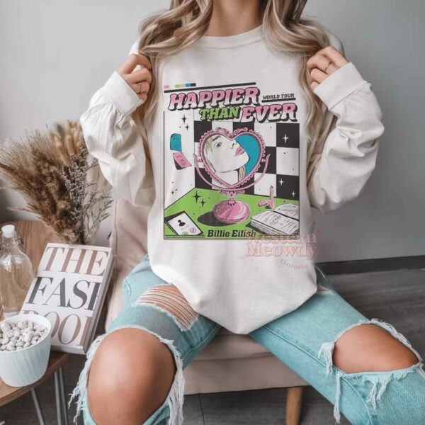 Billie Eilish Happier Than Ever World Tour Shirt