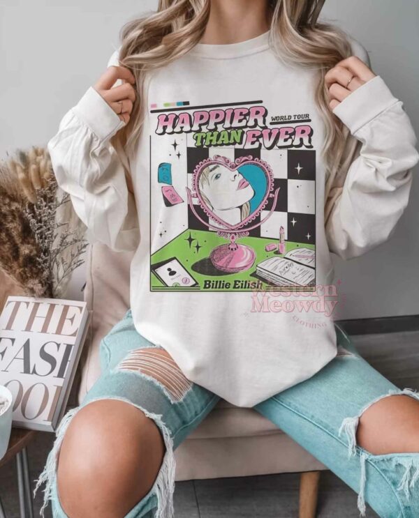 Billie Eilish Happier Than Ever World Tour Shirt