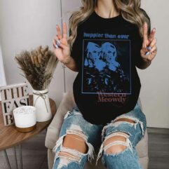 Billie Eilish Happier Than Ever Blue Shirt