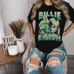 Vintage 90s Bootleg Billie Eilish Shirt