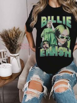 Vintage 90s Bootleg Billie Eilish Shirt