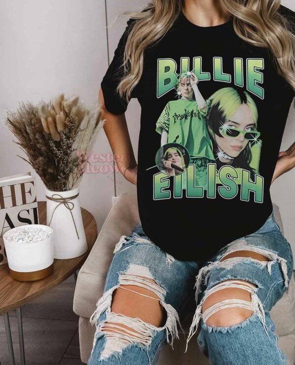 Vintage 90s Bootleg Billie Eilish Shirt