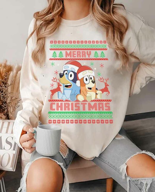 Bluey Merry Christmas Sweatshirt