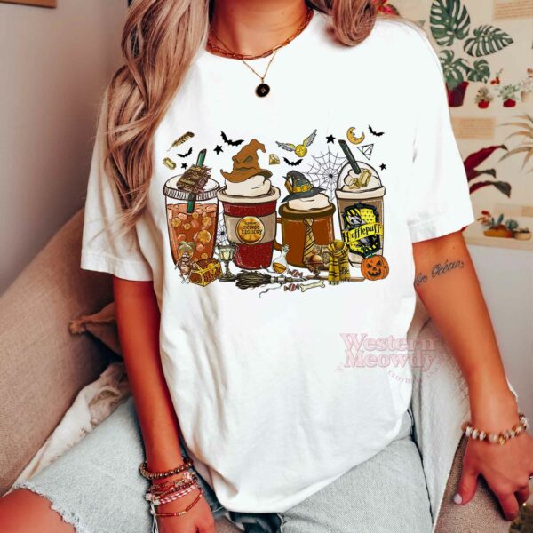 Hufflepuff House Coffee Cups Harry Potter Shirt