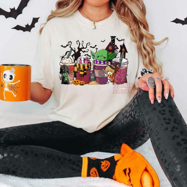 Harry Potter Stars War Coffee Cups Sweatshirt