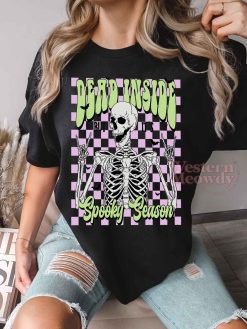 Dead Inside Spooky Season Halloween Shirt