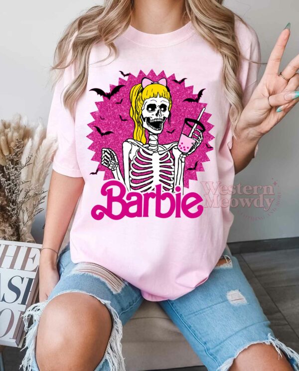 Barbie Skeleton Halloween Shirt
