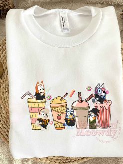 Bluey Family Harry Potter Coffee Cups Shirt