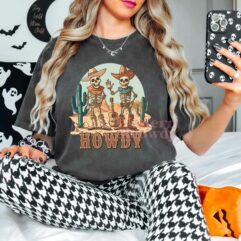 Howdy Skeleton Halloween Shirt