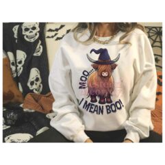 Moo I Mean Boo Halloween Shirt