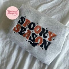 Spooky Season Embroidered Sweatshirt Spooky Season Embroidered Sweatshirt