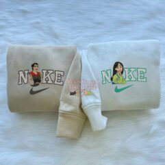 Hua Mulan And Li Shang Couple Embroidered Sweatshirt