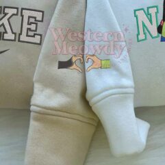 Hua Mulan And Li Shang Couple Embroidered Sweatshirt