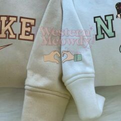 Vanellope and Ralph Couple Embroidered Sweatshirt