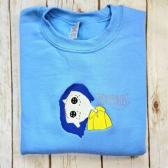Coraline Halloween Movie Embroidered Sweatshirt