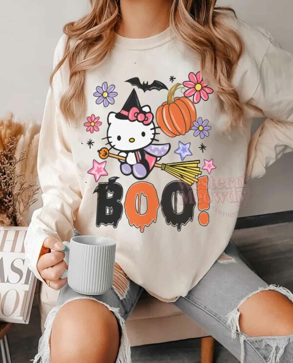 Hello Kitty Spooky Boo Halloween Shirt