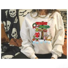 Mt Crumpit Grinch Road Whoville Christmas Sweatshirt
