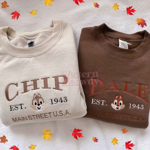 Chip and Dale Couple Sweatshirt