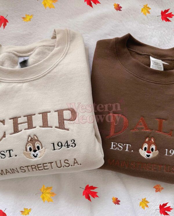 Chip and Dale Couple Sweatshirt