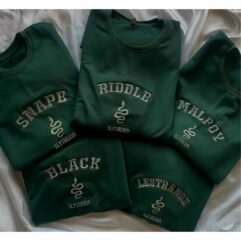 Slytherin House Snape Malfoy Riddle – Harry Potter Sweatshirt