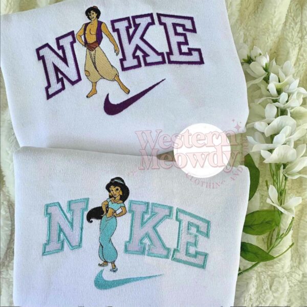 Aladdin and Jasmine Couple Sweatshirt