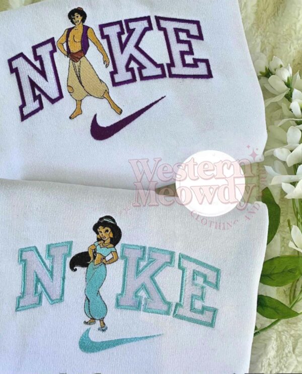 Aladdin and Jasmine Couple Sweatshirt